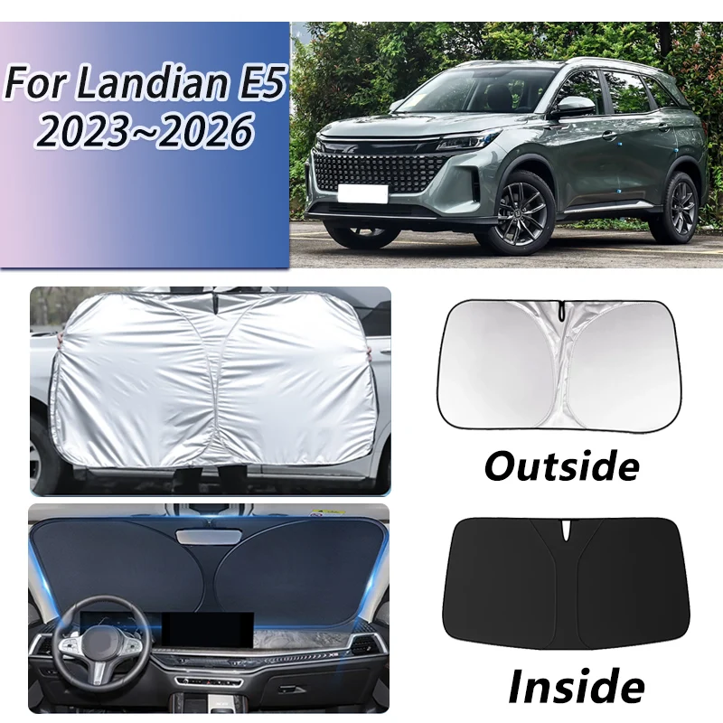 

Аксессуары для DFSK E5 Landian E5 NEV 2023 2024 2025 2026, солнцезащитный козырек на окно автомобиля, теплоизоляционная штора, солнцезащитный козырек, автомобильные аксессуары