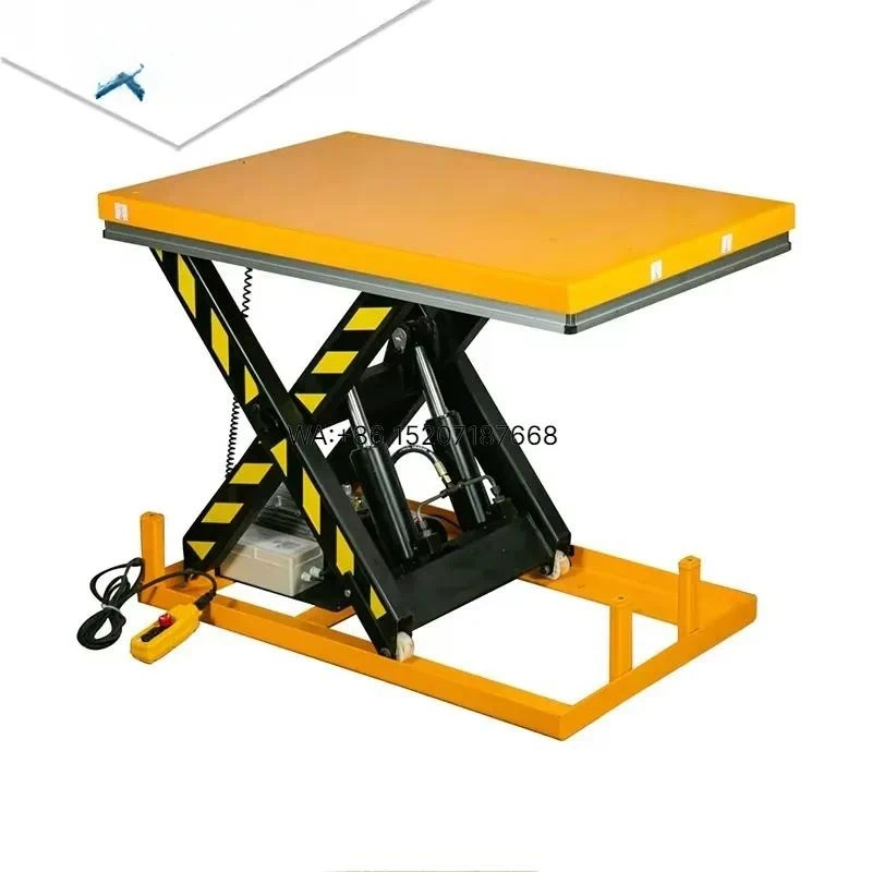 Wmwmnu for Master Well Factory Stationary Scissor Lift Table Fixed Single Lifting Platform Hydraulic Lift Table
