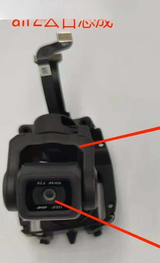 

Second hand air 2 original pan tilt axis arm assembly cable suspension plate rear cover assembly camera accessories