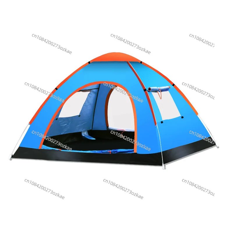 Outdoor Tent Portable Folding Automatic 3-4 People Outdoor Camping Full Set Beach Camping Park Tent