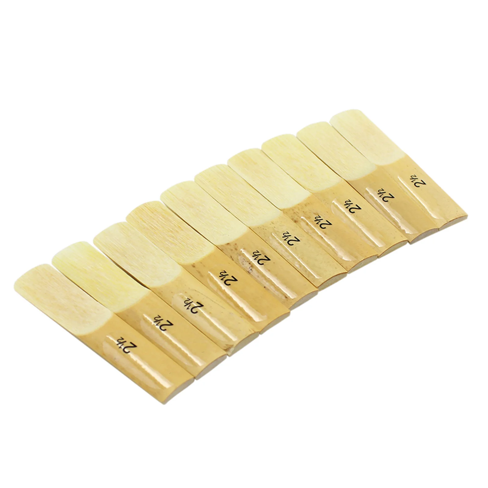 

10 Piece Musical Instrument Saxophone Whistle Clarinet Reeds for Beginners Wooden