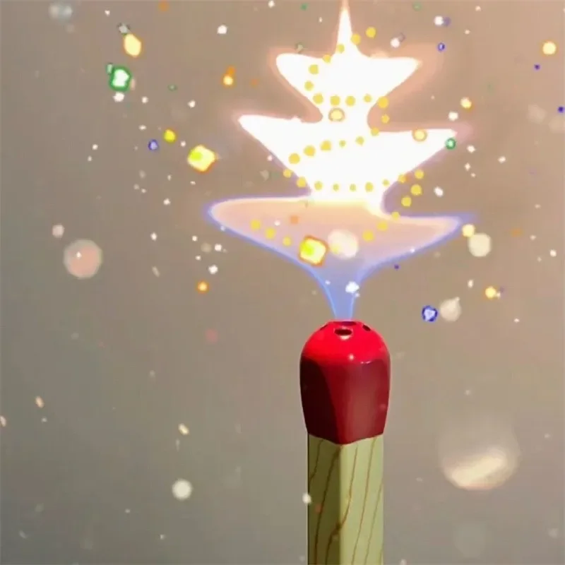 Personalized Creative Shape Christmas Inflatable Oversized Matchstick Lighter Aromatherapy Igniter Long Handle Cigarette Lighter