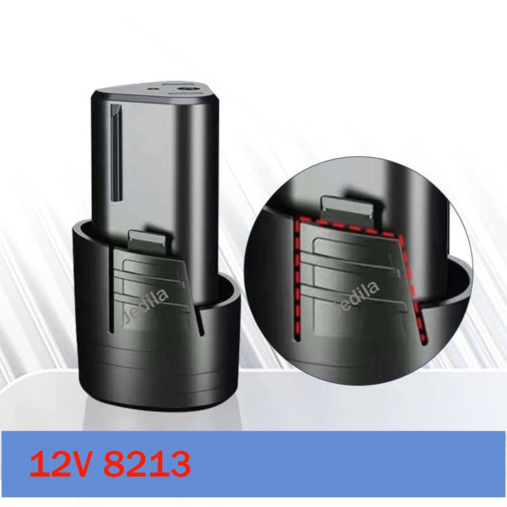 12V,3800mAh, baterai Lithium-Ion kapasitas besar yang dapat diisi ulang. 8212. Peralatan Listrik kecil khusus, obeng, bor tangan listrik