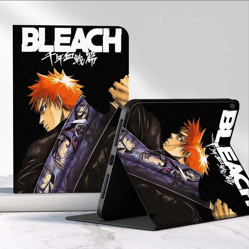 

Bleach Popular Anime Logo For Samsung Galaxy Tab A7 A A8 A9 A11 S6 S11 10.1 10.4 10.5 Inch Lite PLus Tablet Case