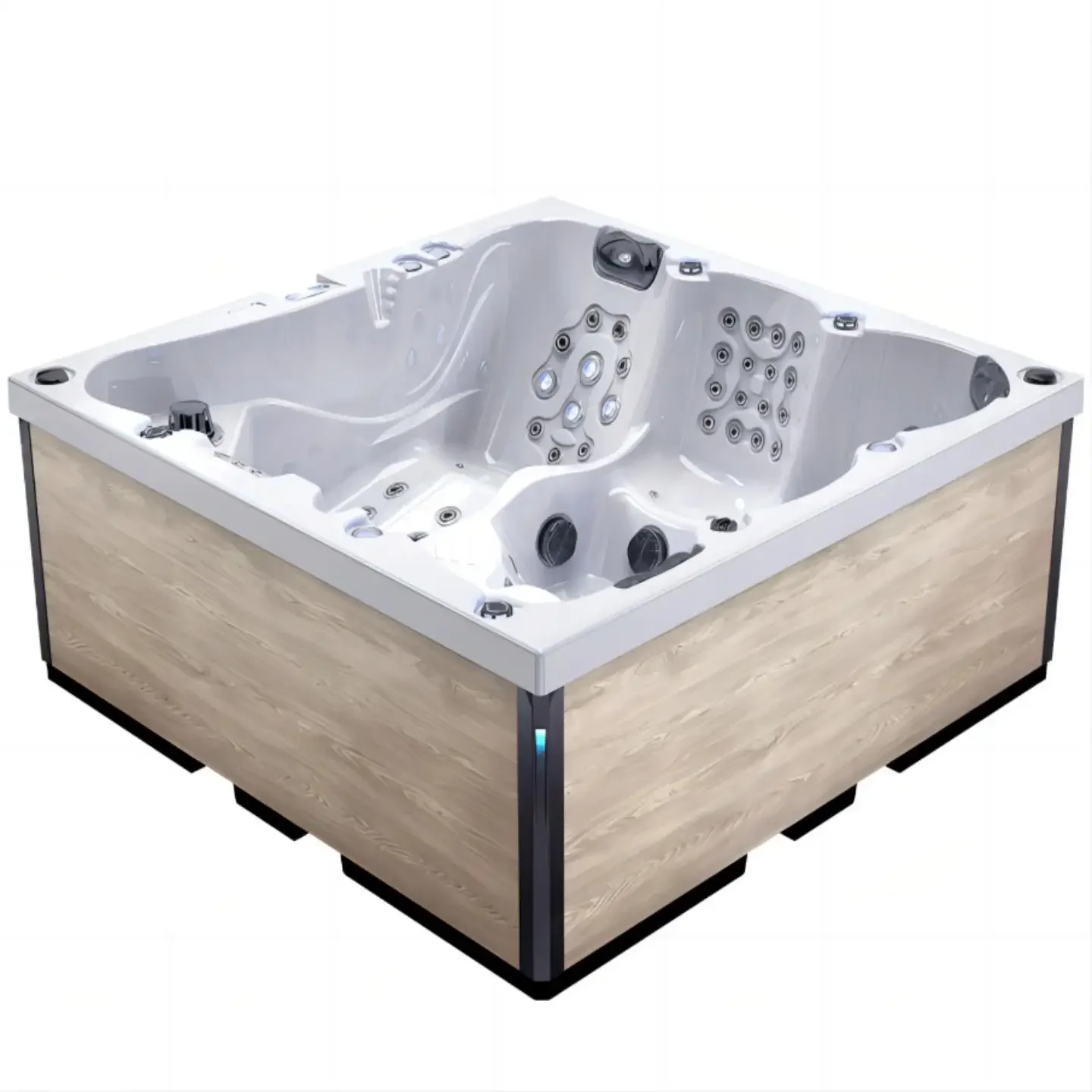 ZQ Surf de lujo al aire libre Jacuzzi Homestay SPA Spa Piscina de remojo Resorte caliente Temperatura constante