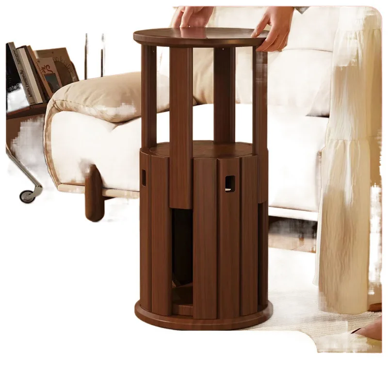 Customizable solid wood stool household stackable bench combination does not take up space dining table chairs square stool dini