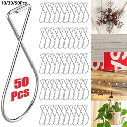 10-50Pcs Ceiling Hook Clips Drop Ceiling Hanger Hooks Grid Clips for Light Plant Office Home Stores Classroom and Wedding Decor