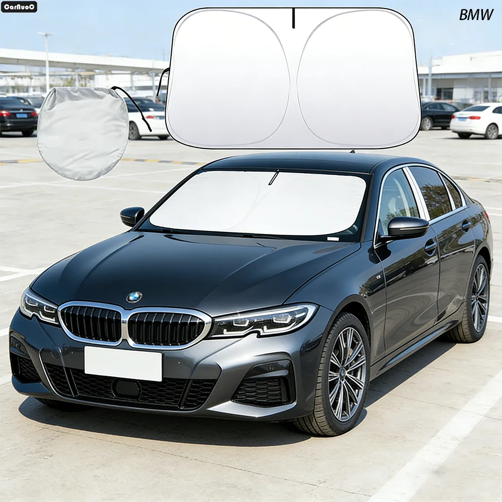

Car Windshield Sun Shade For BMW 3 Series G20 330i 330e 2019-2023 Sunshade Sun Visor Protector UV Heat Shield