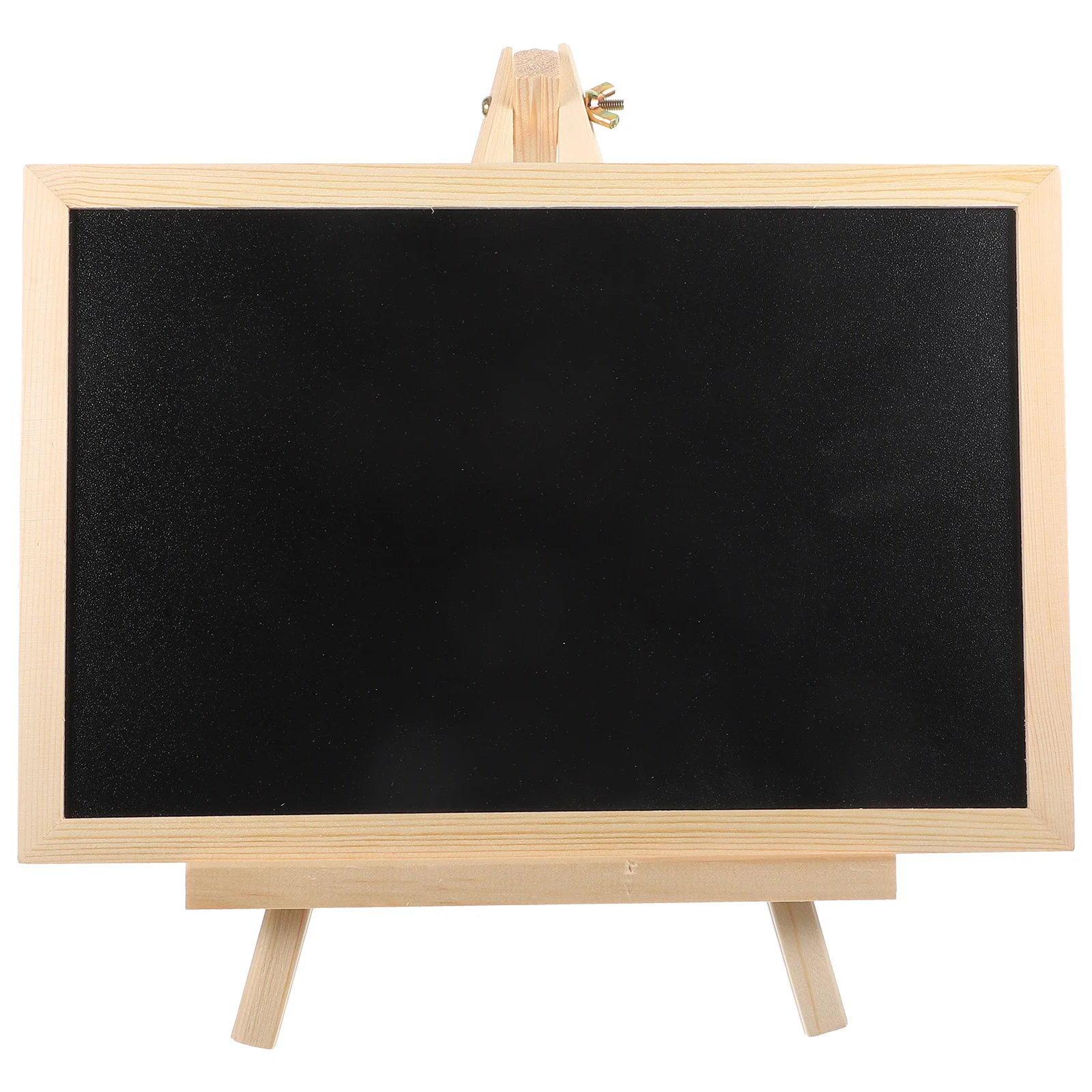 

Natural Wood Mini Chalkboard Small Blackboard Writing Painting Recording Standing Message Board Desktop Memo Sign