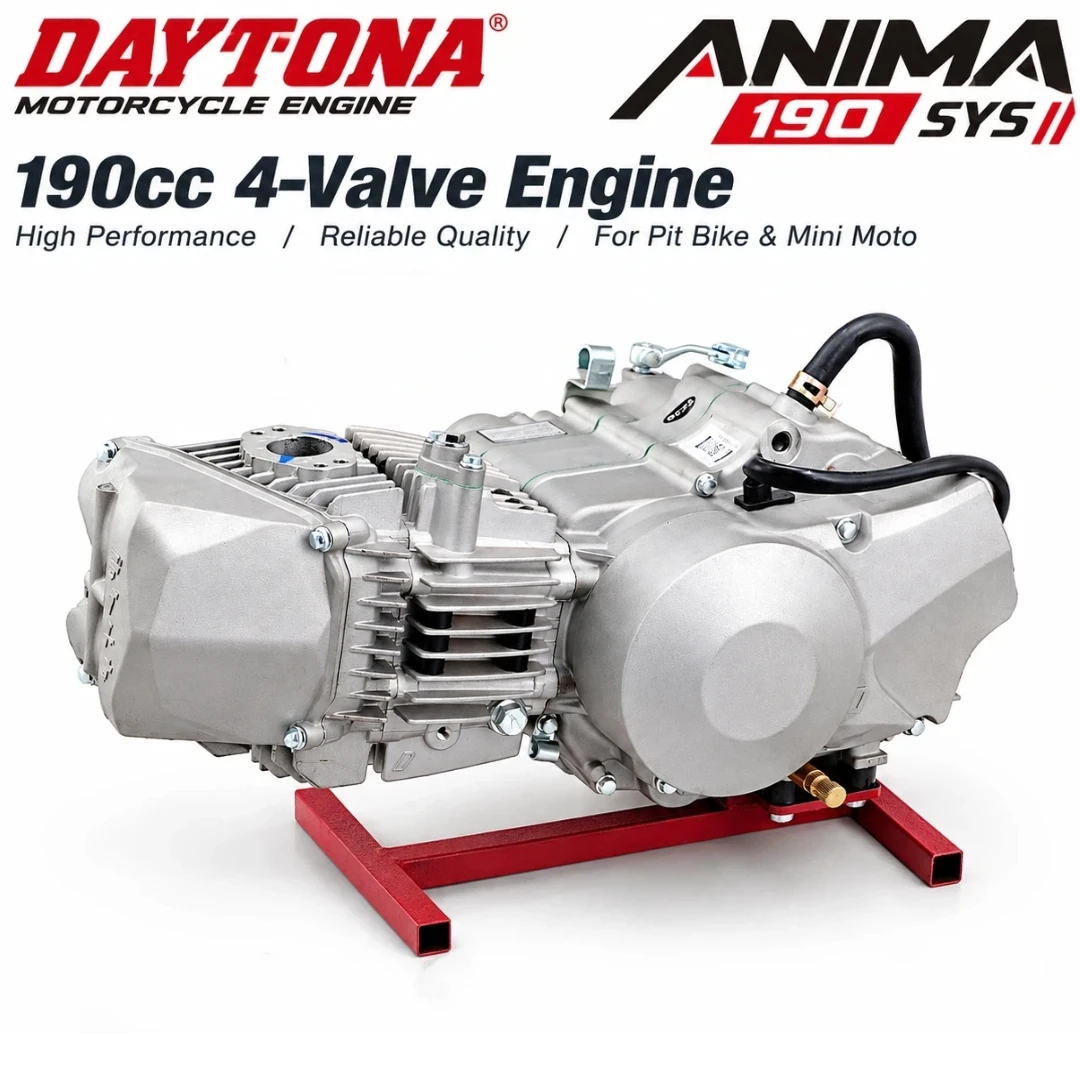 DAYTONA ANIMA 190cc SYS 4 Valve 4 Speed Motorcycle Engine 187.2cc High Performance Racing Motor for Pit Bike Mini Moto Off Road