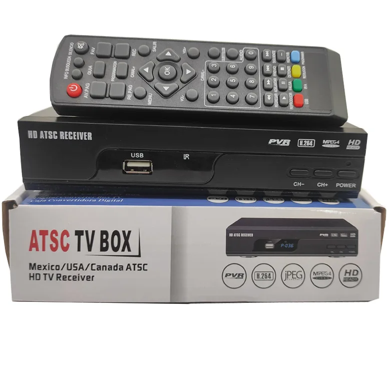 

ATSC Digital Converter Box with Recording Function Media Player TV Tuner Set Top Box Digital Channels Free For US Canada Mexico