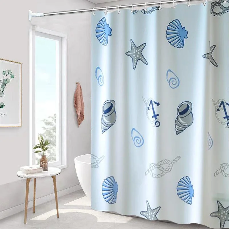 Shower curtain, waterproof, anti-fog, simple style