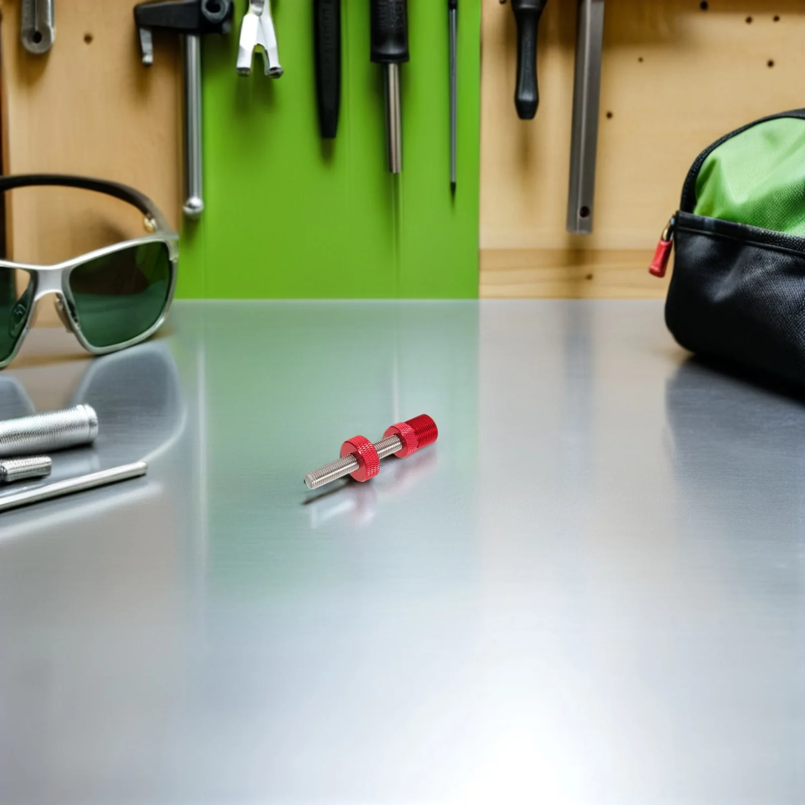 

2pcs Bicycle Bottom Bracket Anti-Drop Device Red M8 Crankset Fixing Tool For Mountain Bike Repair Durable Steel Construction