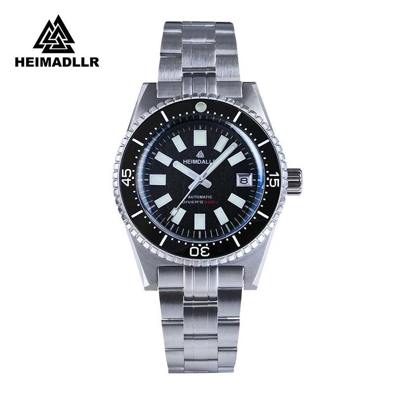 HEIMDALLR WATCH Stainless Steel Super Luminous Diving watch Sapphire for NH35 Automatic Movement watch men watch