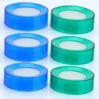 6 pz Dito Umidificatore Spugna Bagnata Tazza Per Conteggio Contanti Carta Ordinamento Colore Casuale Punta Delle Dita Umidificatori Spugna Dito Bagnato