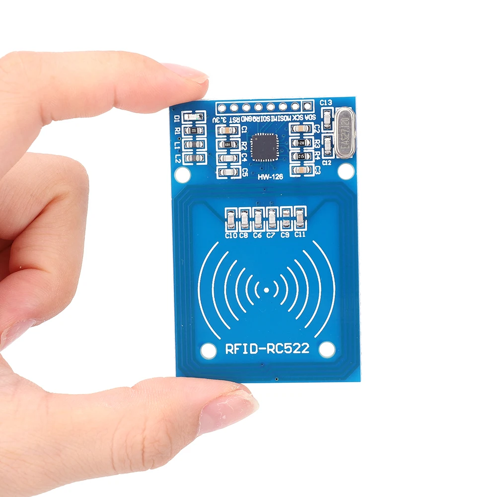 Kit de módulo RFID MF RCS522 RC522, lector de tarjetas de módulo RF de tarjeta en blanco S50, llavero, módulo lector de tarjetas RFID para Arduino Raspberry Pi