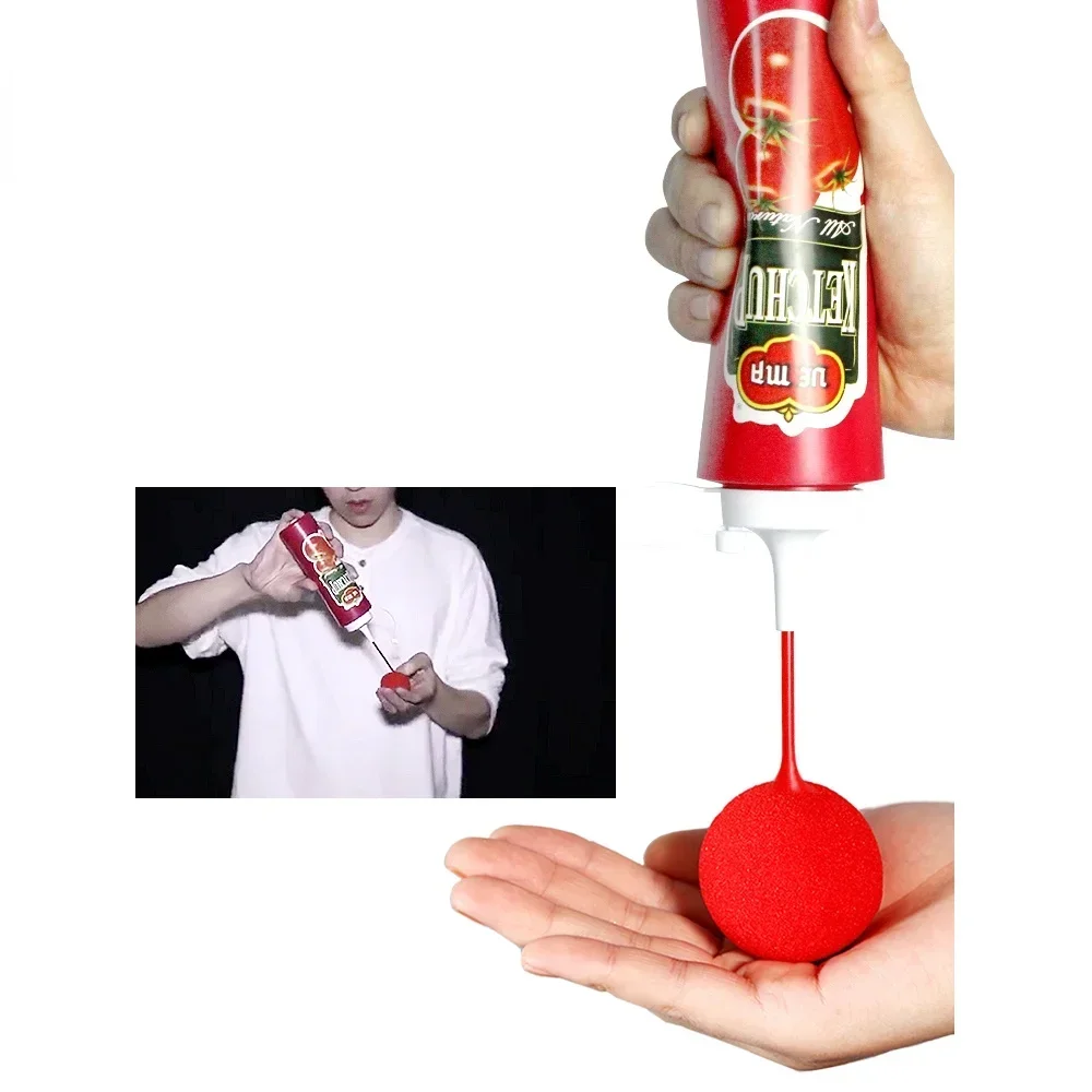 Unexhaustible Ketchup Stage Magic Tricks Close up Magic Show Party Magia Magie Magicians Prop Illusion Gimmick Accessory