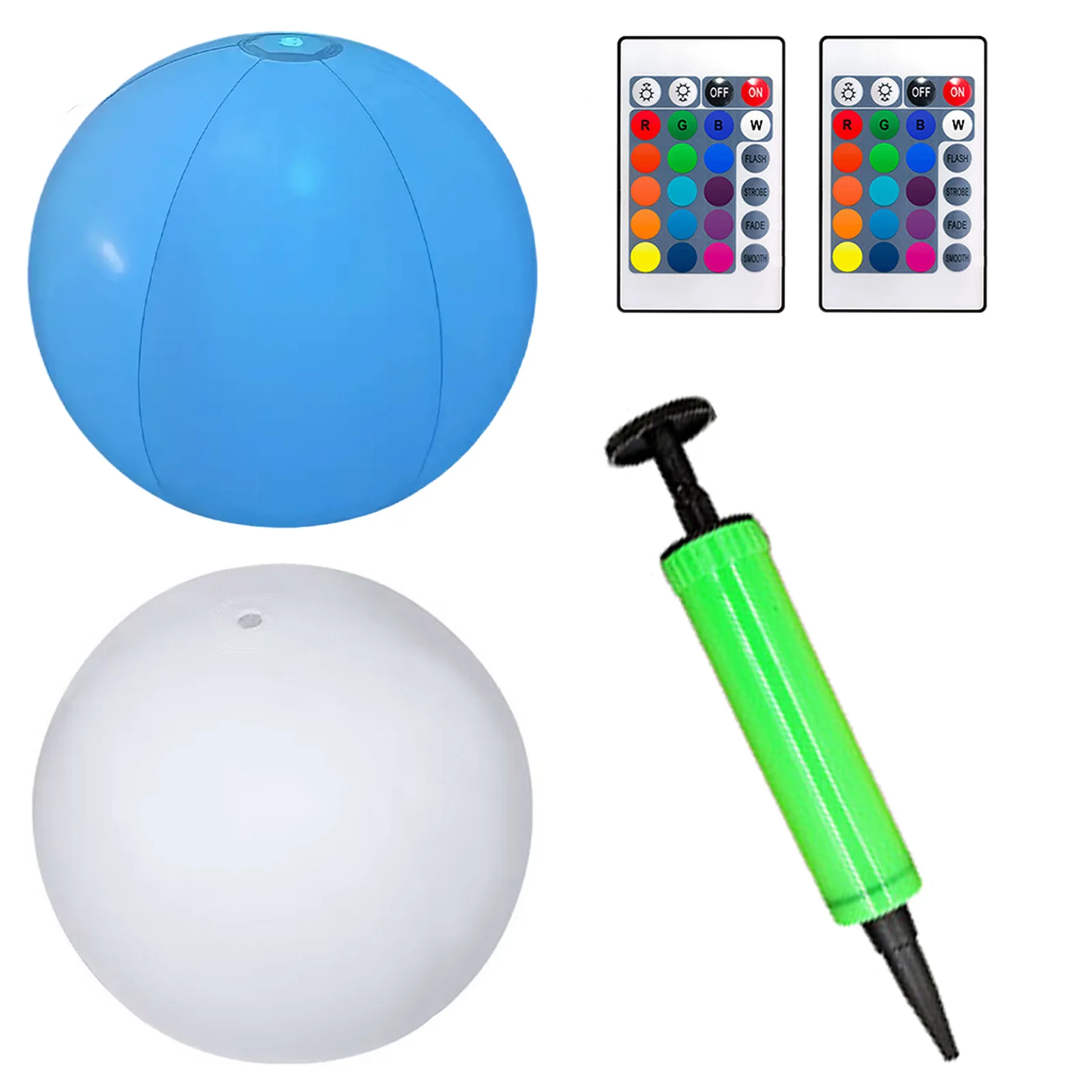 LED Beach Balls Pool Toy Balls with Remote Control 16 Colors Lights Balls for Kids Summer Parties Pool Decorations