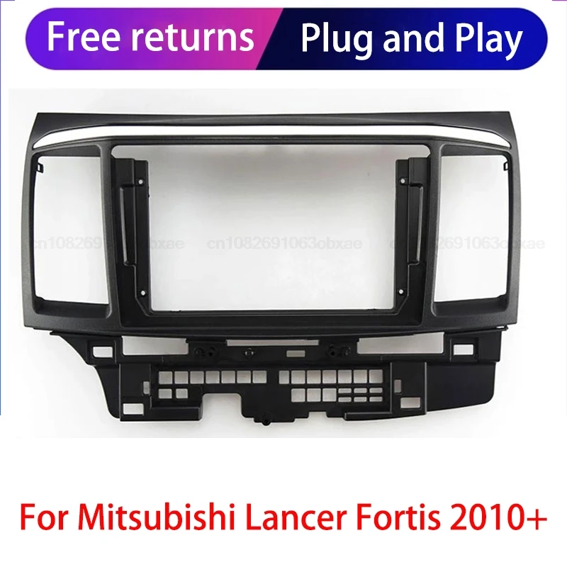 9Inch For Mitsubishi Lancer Fortis 20010+ Car Radio Fascias GPS MP5 Android Stereo Player 2 Din Head Unit Panel Dash Frame Trim