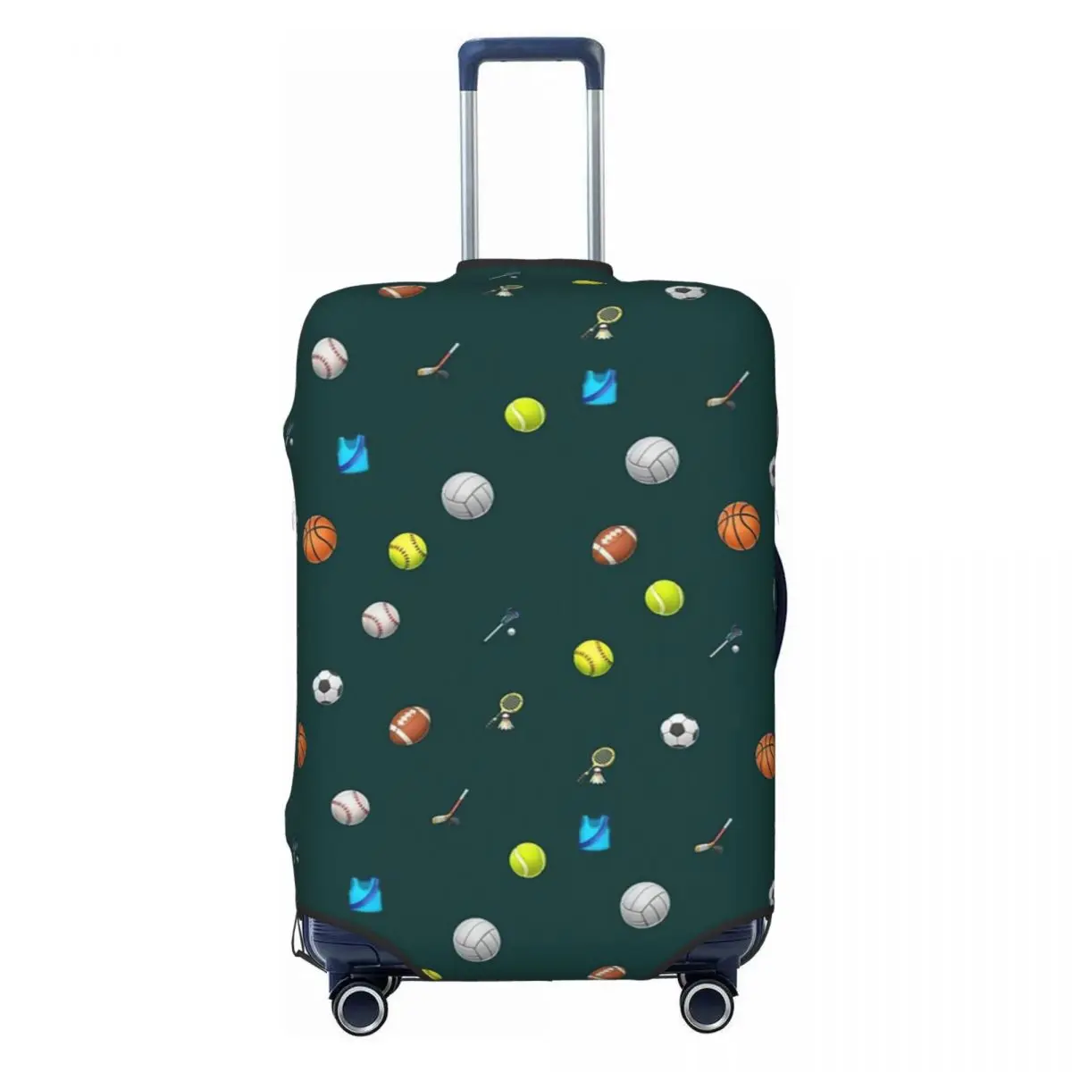 Sports Pattern Print Luggage Protective Dust Covers Elastic Waterproof 18-32inch Suitcase Cover Travel Accessories