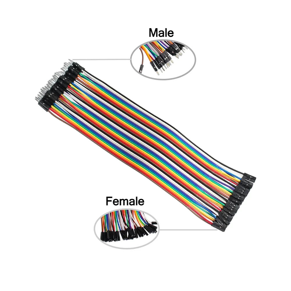 Dupont Wire Kit Male To Male + Male To Female and Female To Female 10cm/20cm/30cm Jumper Wire 20/40pin Dupont Cable for Arduino
