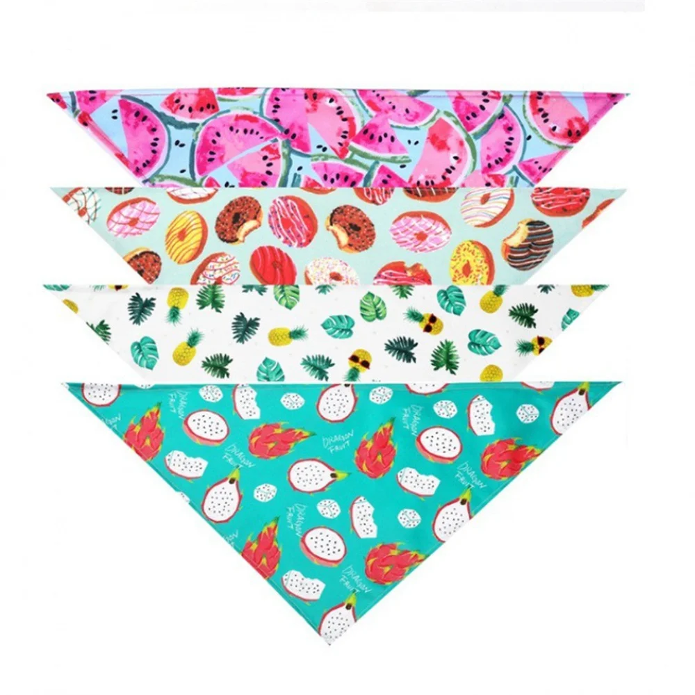 Summer Thin Big Dog Bandanas for Medium Large Dogs Pets Stuff Golden Retriever Pitbull Bibs Scarf mascotas Gromming Accessories