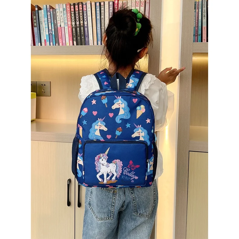 New Children Cartoon Unicorn Dinosaur Small Backpacks In Kindergarten Cute Little Girl Boy Baby Schoolbags for Snack Lightweight