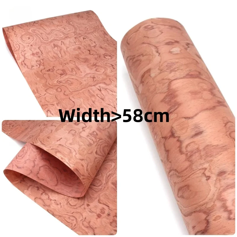 250X58cm Tech Spherical Rosewood Veneer for Guitar Instrument DIY Tabletop Cover Furniture Cabinet Door Decor Veneer Panels