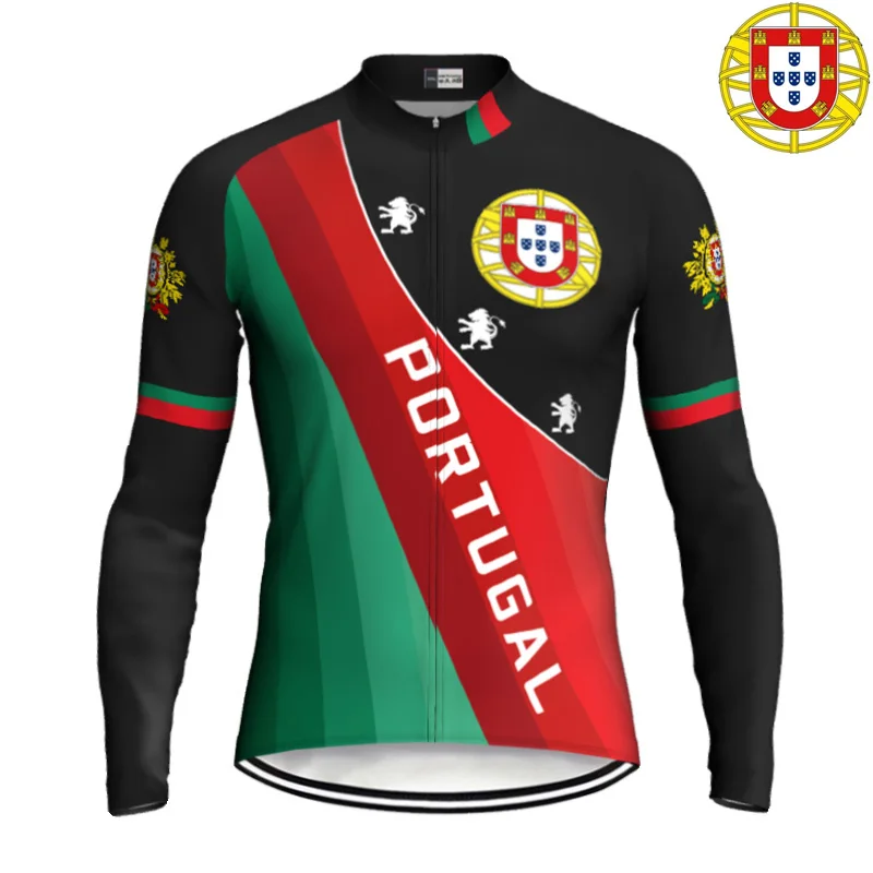 

Portugal Cycling Jersey 2023 Jacket Long Sleeve Road Wear Bike Sweater Shirt Bicycle Protection Top Jersey Racer Uniform Enjoy