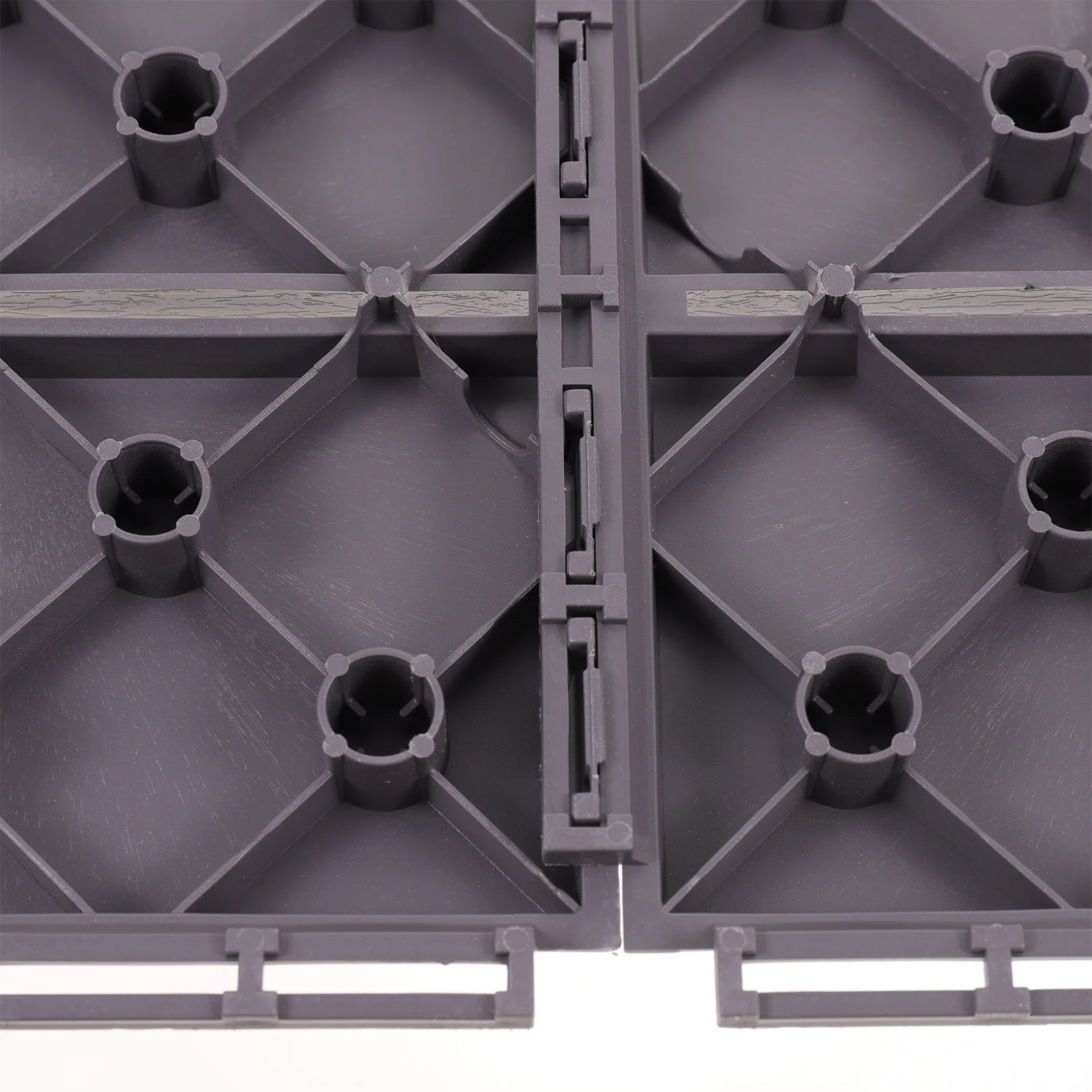 4 قطعة سجاد بلاستيكي خارجي نفاذية المياه بلاط الأرضيات المتشابكة ديكور الفناء المتشابكة بلاط التزيين بلاط سطح السفينة البلاستيكية #1