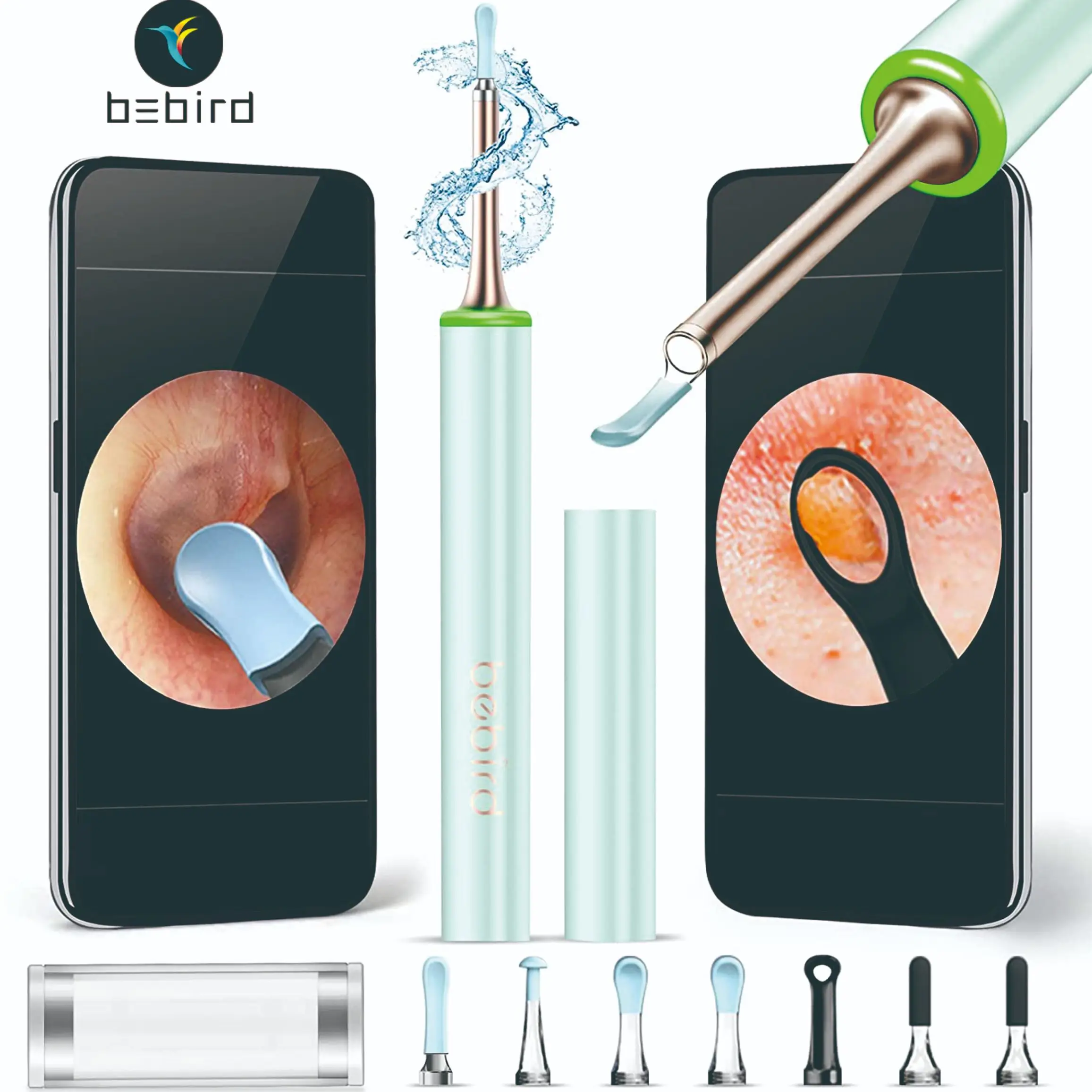 Bebird T15  Visual Ear Cleaning Kits,Acne Blackhead Remover,1080P Wifi Ear Endoscope With Mobile APP For ISO Android Smart phone