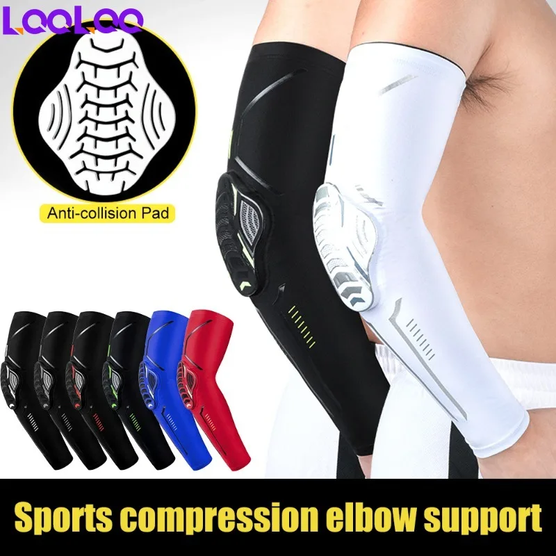 1Pcs Honeycomb Elbow Support/Brace for Basketball Football Volleyball Cycling  Hiking Driving  , Elbow Pads  for Men and Women