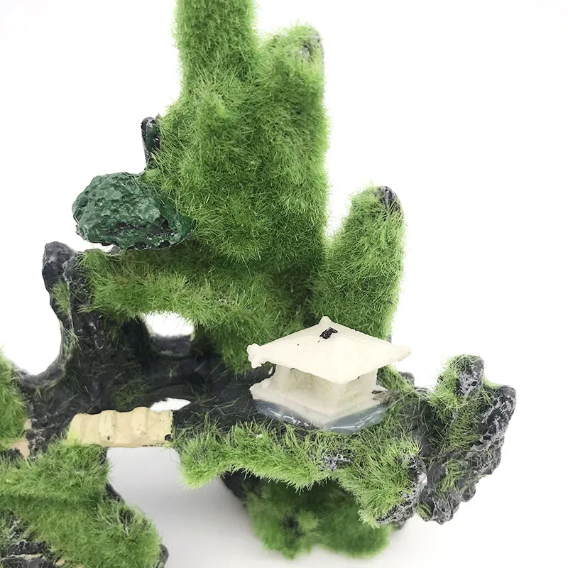 Resin Mountain Aquarium Decoration Landscape Aquatic Fish Tank Ornament Decor High Quality Crystal Shrimp Dodge House Shelter