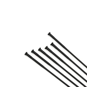 Siêu ánh sáng không gỉ không gỉ Bicyly, Tiple Butle, Pillar Pilar, 14g Calibre, 2.0mm, Rete Track, Black Rays, 12 % mỗi lô 8 Bán hàng chính cho Lightning - 1