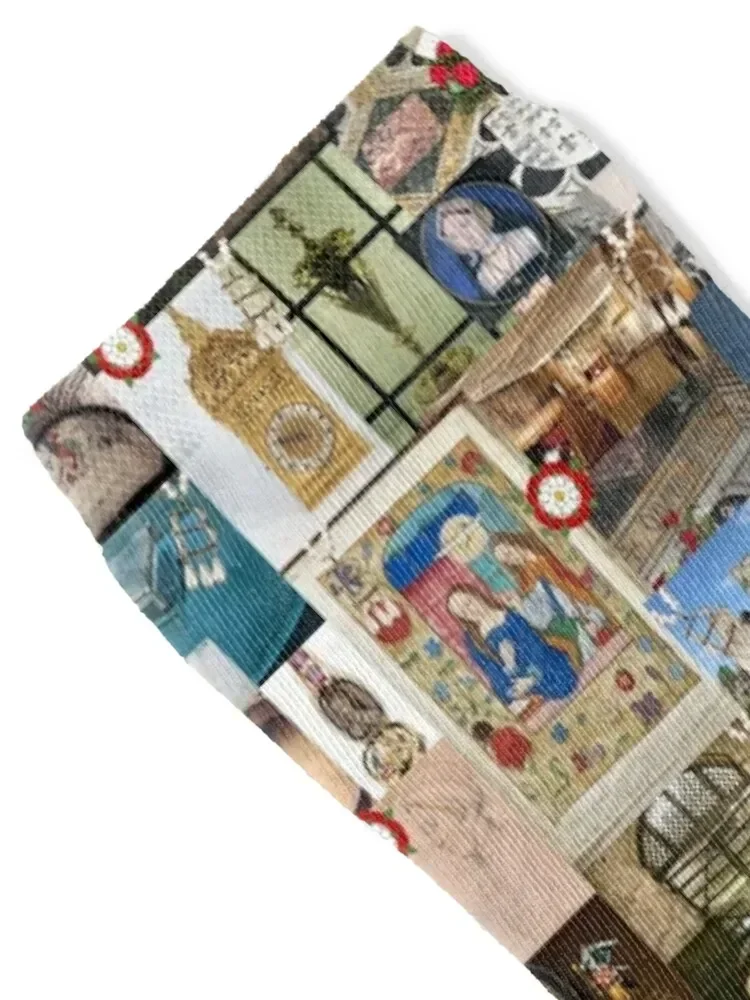 Anne Boleyn Collage Socks luxury Argentina Men's Socks Luxury Women's