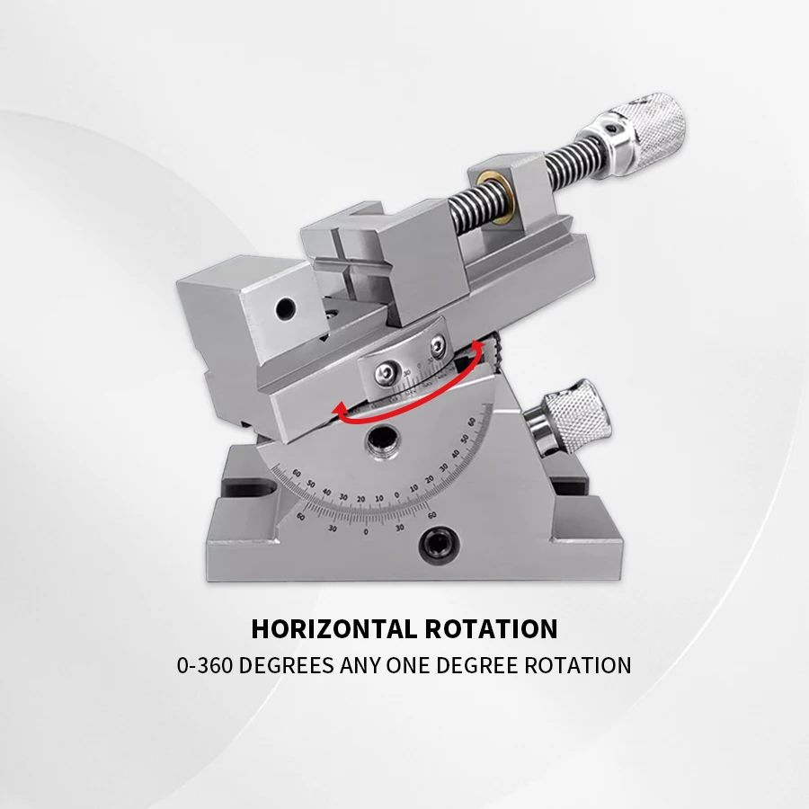 Imagem -04 - Universal Precision Vise Moagem Máquina Rotatable Inclinação Alicata Ângulo de Inclinação Vise Flat-nose 4