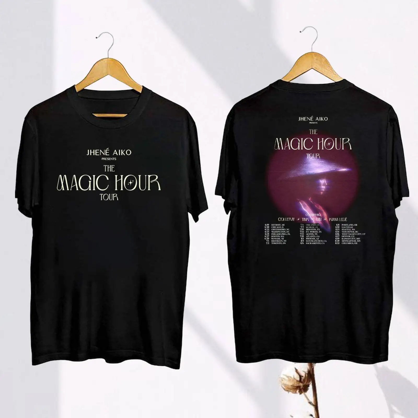 Jhene Aiko Vintage T-Shirt, Jhene Aiko The Magic Hour Tour 2024 Shirt, Jhene Aik