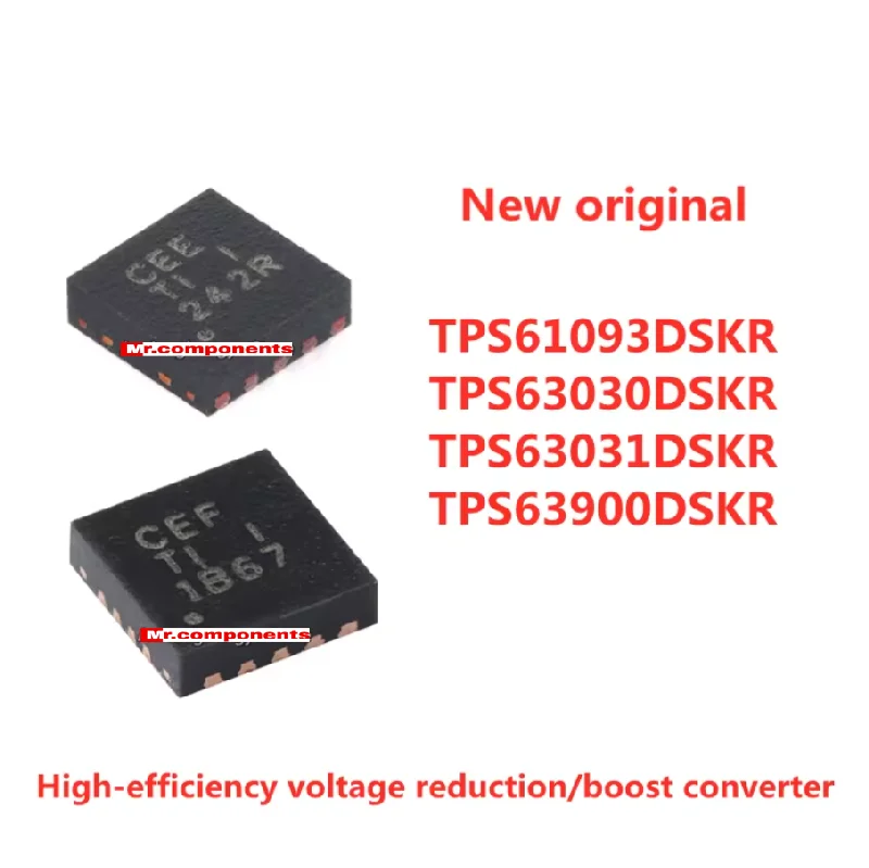 5PCS TPS61093DSKR TPS63030DSKR TPS63031DSKR TPS63900DSKR SON10 High-efficiency voltage reduction/boosting conversion chip New
