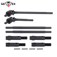 Hardened Steel Universal Joint Straight Shaft Portal Stub Shafts for 1/10 RC Crawler Vanquish VS4-10 Phoenix F10 Portal Axle