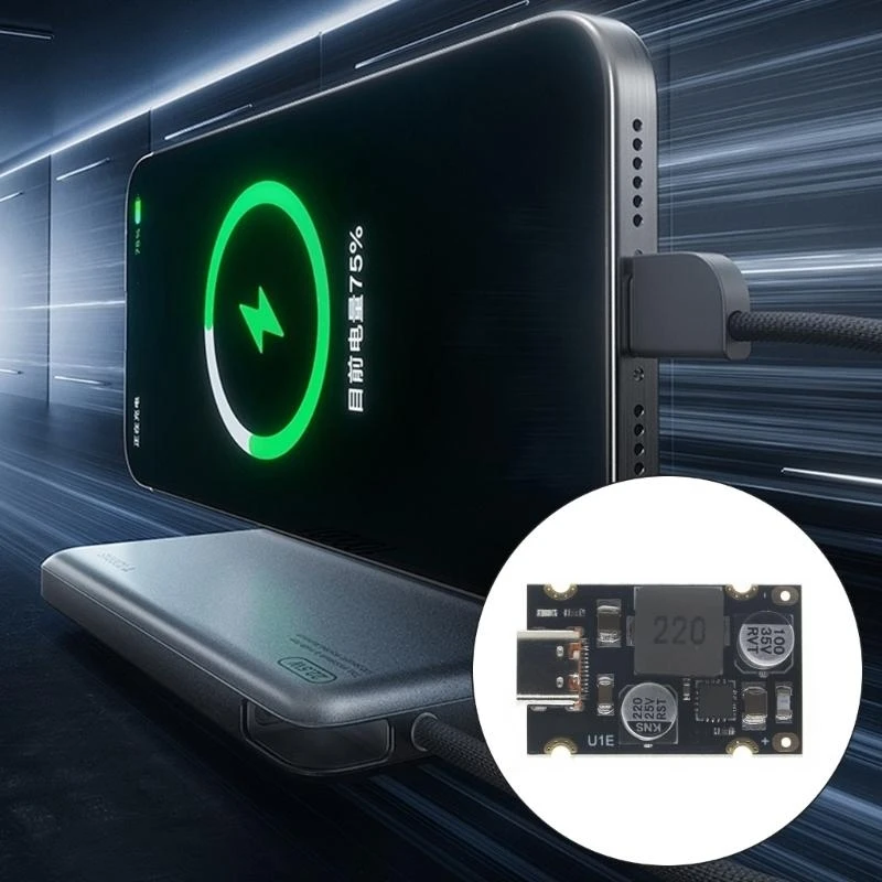 462D Durability Type C Fast Charging Module For Efficient Device Charging In Limited Space Intelligent Recognition Chip