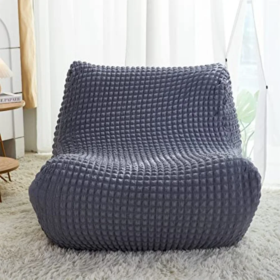 

Fireside Chair CoverStretch Armless Lounge Chaise Slipcover Lazy Floor Sofa Couch Furniture Protector Bean Bag Couch Cover with