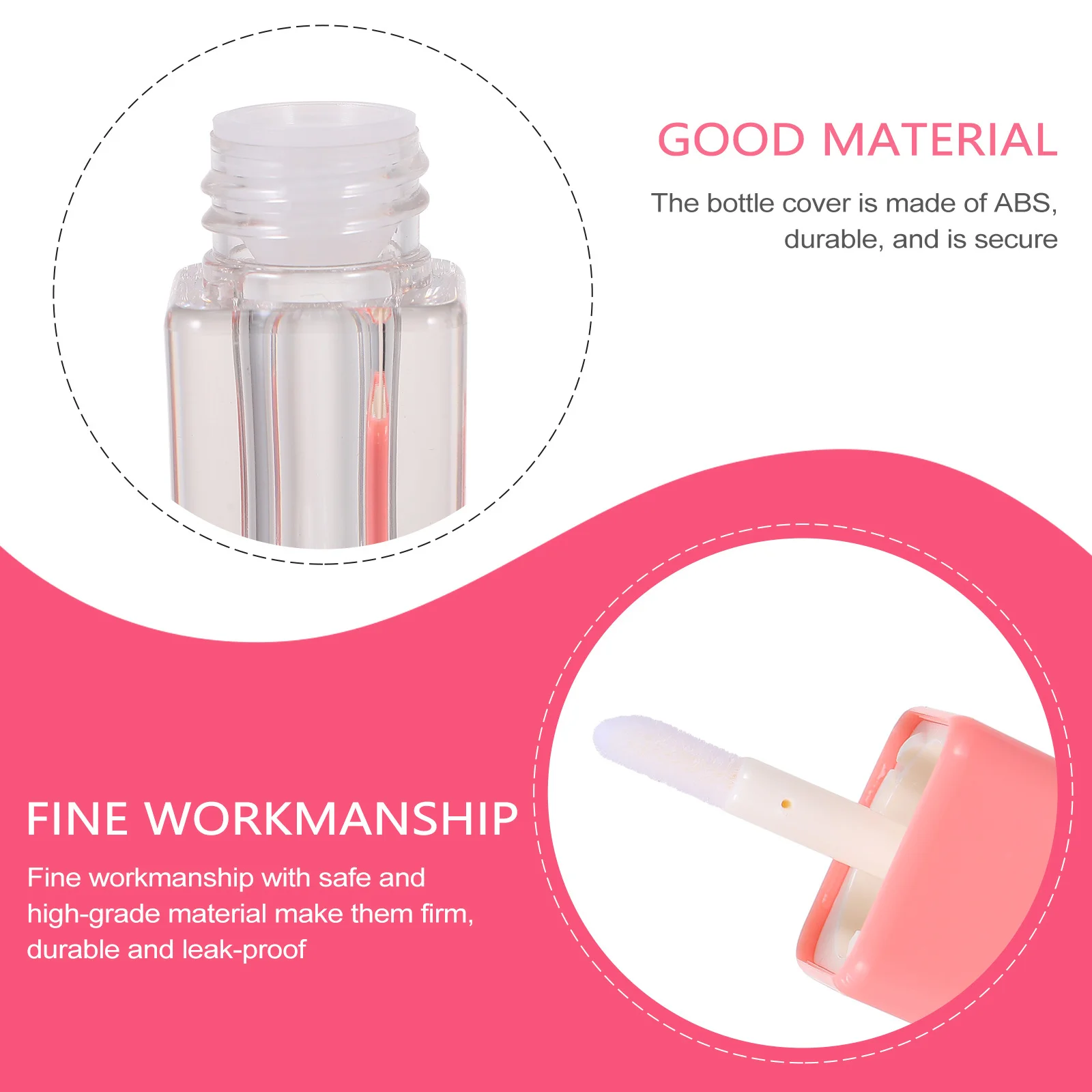 Tubes de baume vides rechargeables, récipient de brillant, pour bricolage, couleur des lèvres, articles de toilette de voyage, petites bouteilles, 10 pièces