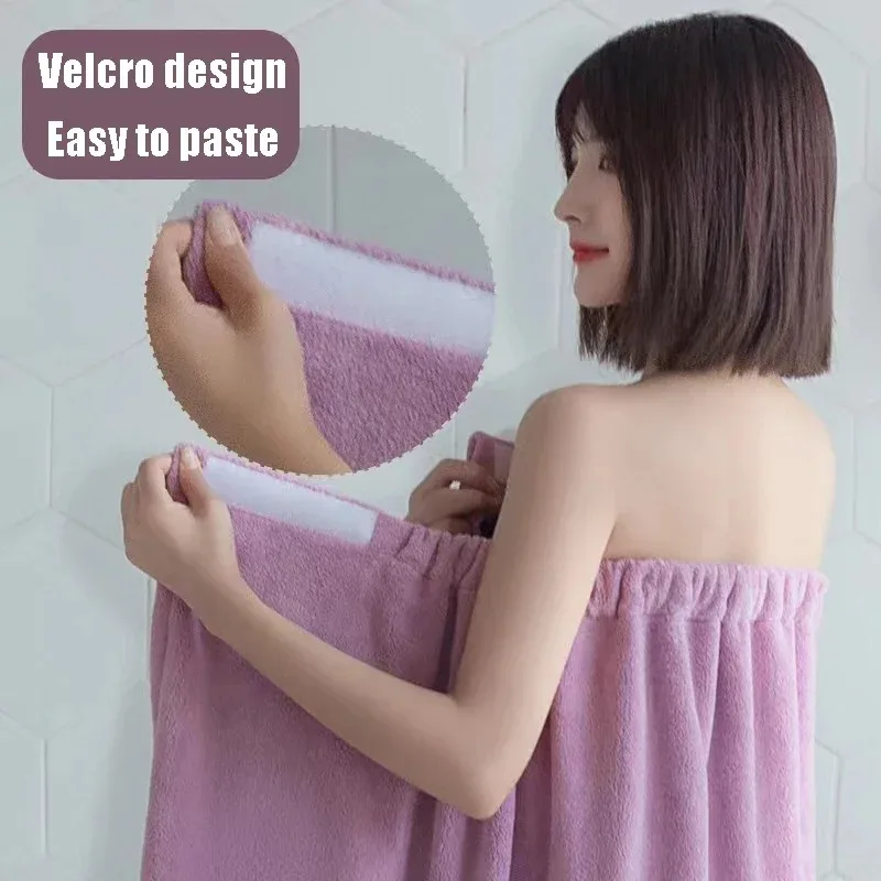 Womens Fast Drying Bath Towel 135x80cm Girls Wearable Beach Spa Shower Gym Towel for Bathing And Washing Clothing