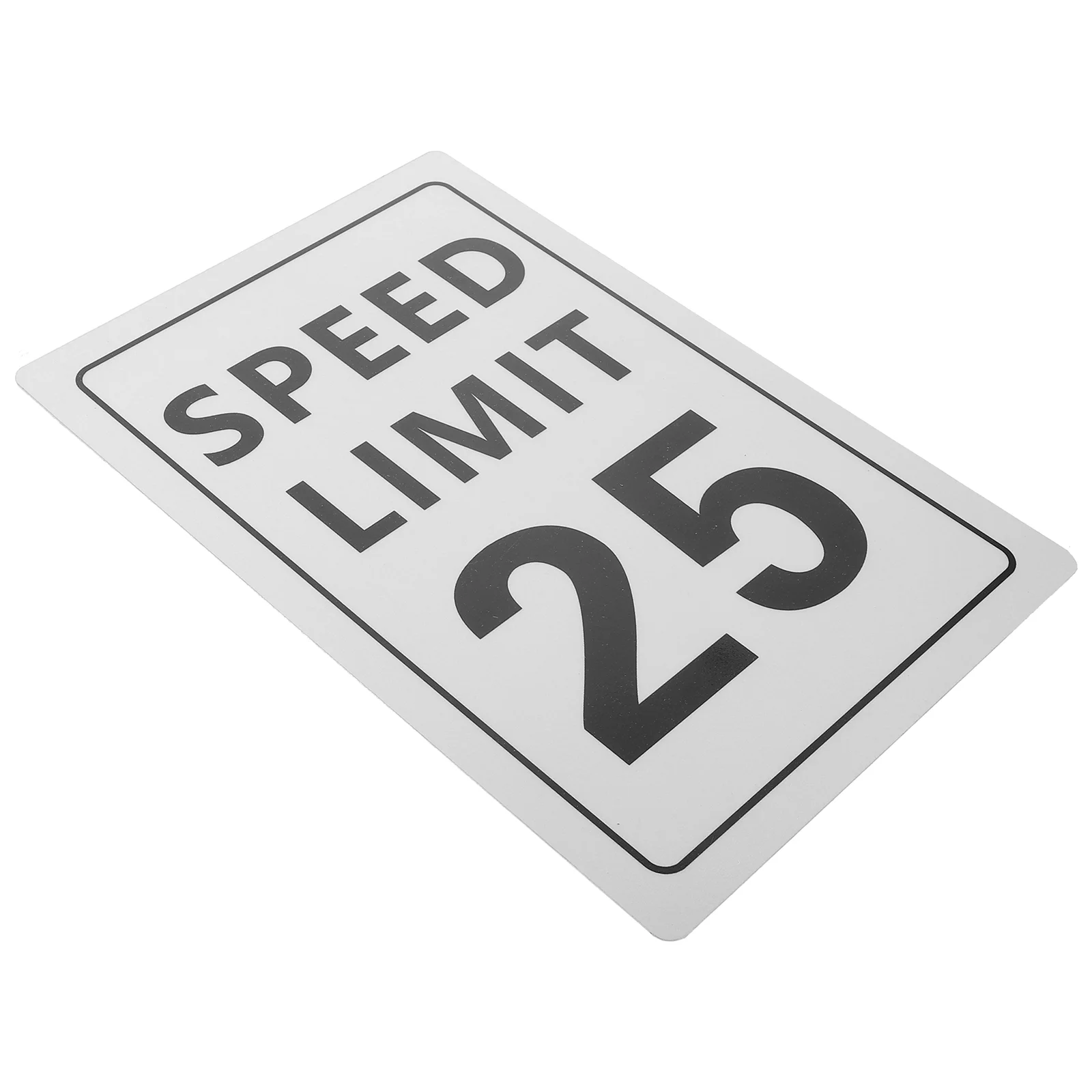 

Reflective Sign 25 Mile Speed Limit Road Signboard Metal Limited Signs Signage for Driveway Warning