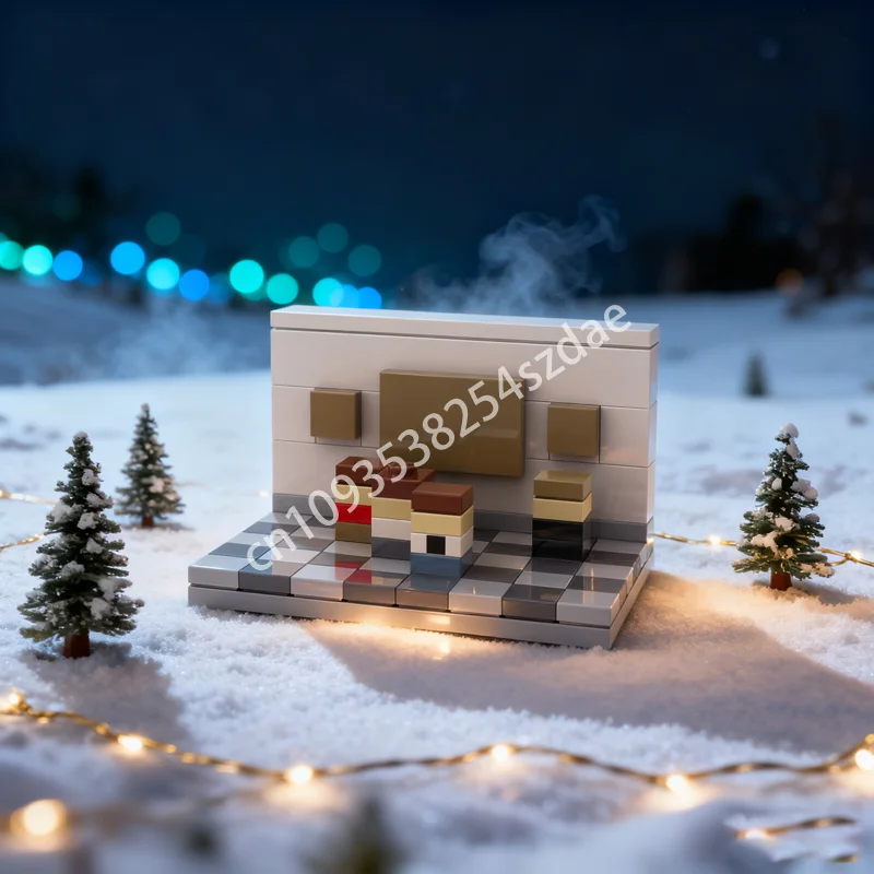 

72pcs MOC Ferris Bueller S Day Off Micro Cityed Model Christmas Gifts Building Toys Blocks DIY Education Brick Kids Birthday