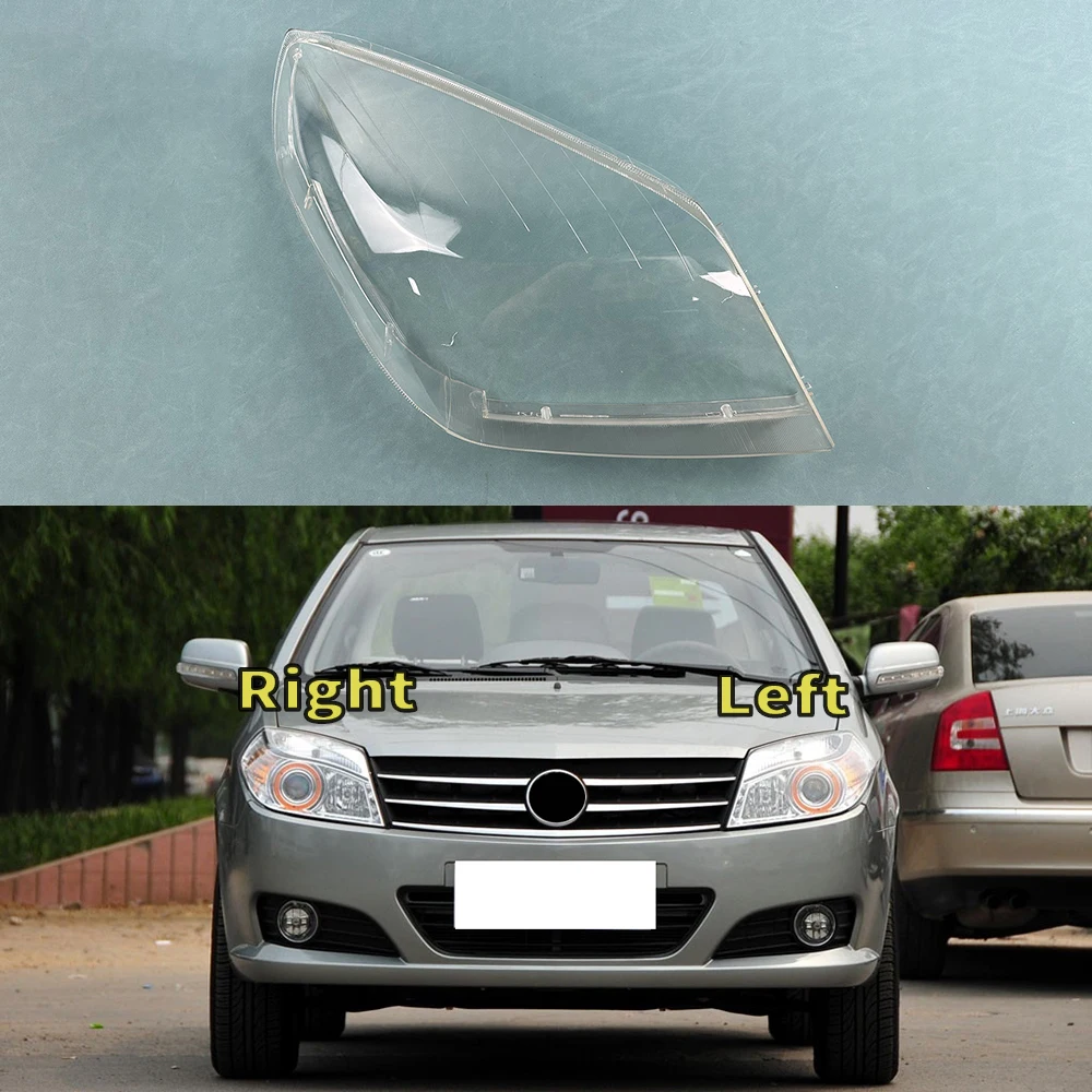 

For Geely Jingang Second Generation 2009-2013 Car Front Headlight Cover Lampshade Lampcover Head Lamp light Covers glass Shell