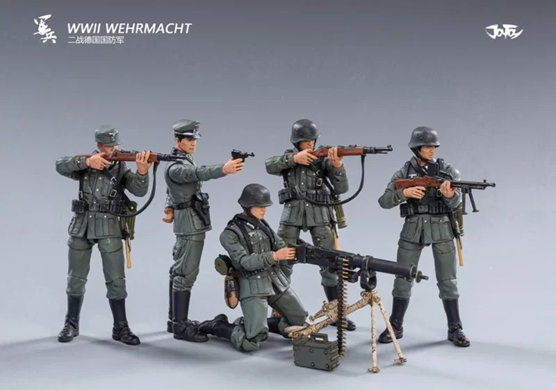 Joytoy 1/18 3.75 polegadas figura de ação (5 tamanhos) segunda guerra mundial alemanha wehrmacht anime coleção modelo militar presentes para crianças