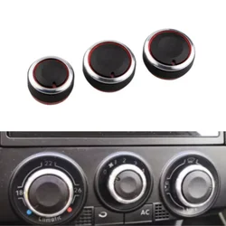 Aluminum Alloy Car Air Conditioning Knob AC Knob Heat Control Switch Button for VW POLO 2004-2013 MK4 MK5 9N 9N3 6R Accessories