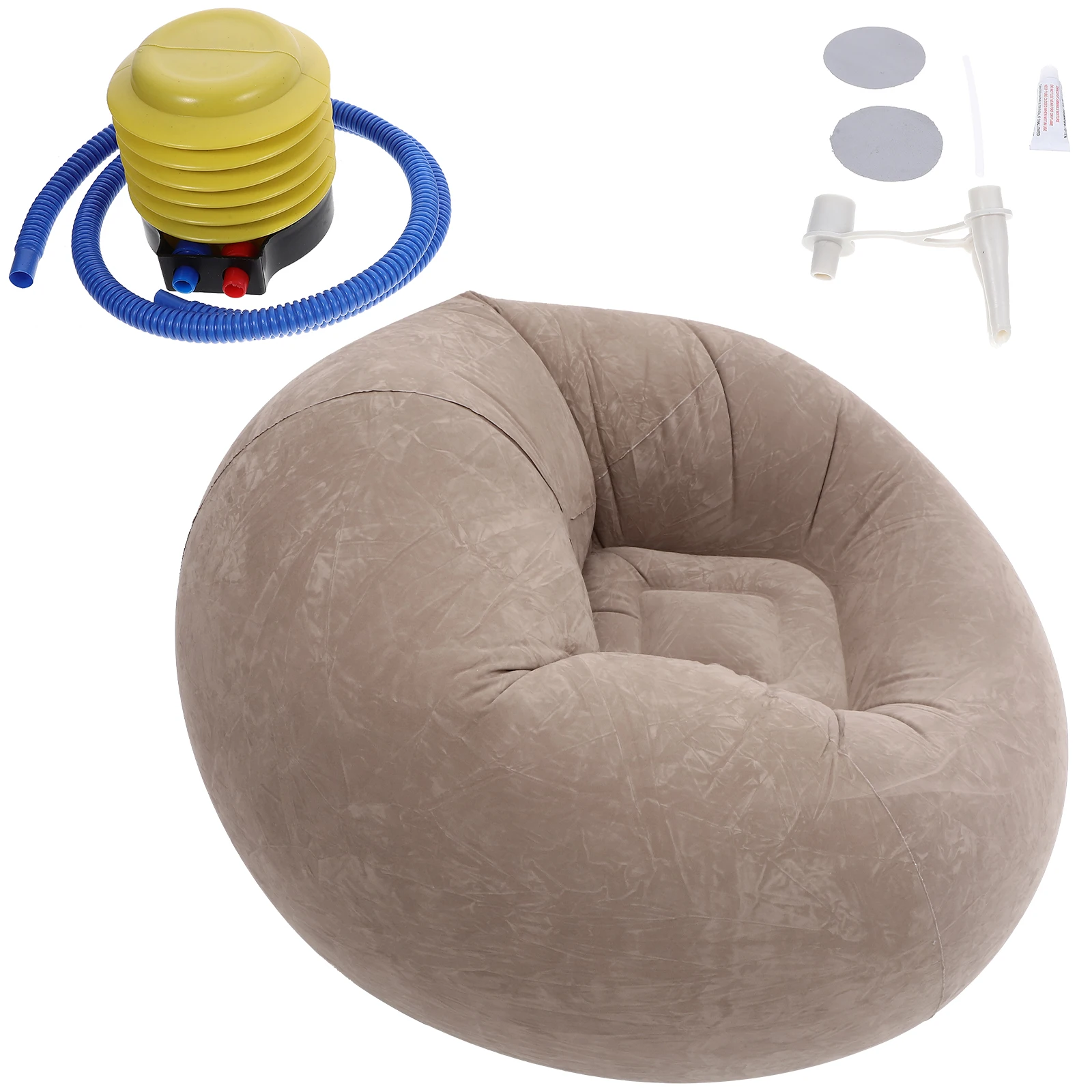 

1Set Inflatable Sofa Chair Multipurpose Portable Air Couch for Outdoor Leisure Camping Bean Bag Chair Inflatable Couch