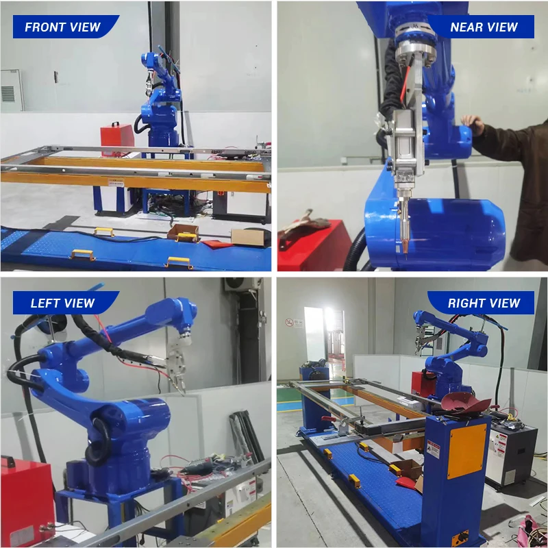 6 Axis Manipulator Robot Welding Machine Payload 10kg Robotic Manipulator with OTC CPVE400 Welder